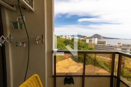 Apartamento à venda com 65m², 1 quarto e 1 vagaVaranda do Quarto 