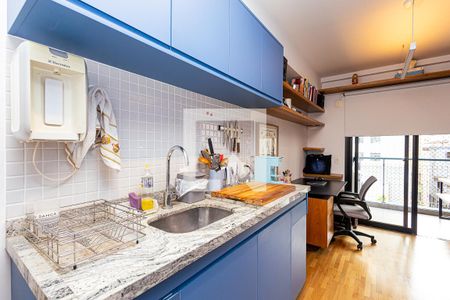 Studio à venda com 35m², 1 quarto e 1 vagaCozinha