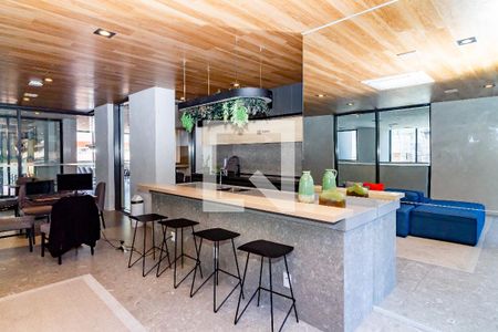 Studio para alugar com 27m², 1 quarto e sem vagaSalão de Festas