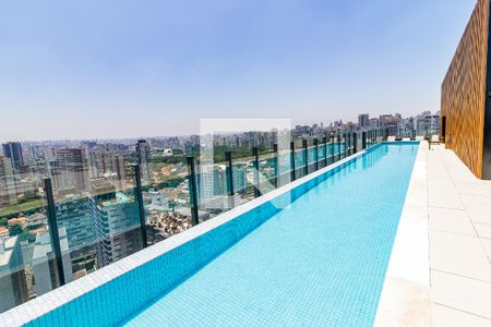 Studio para alugar com 27m², 1 quarto e sem vagaPiscina