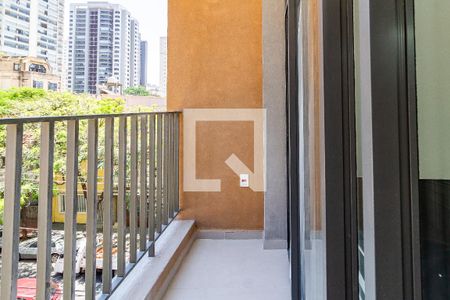 Studio para alugar com 27m², 1 quarto e sem vagaVaranda