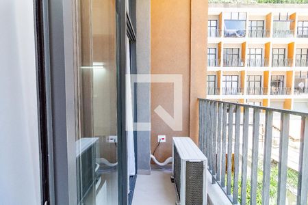 Studio para alugar com 27m², 1 quarto e sem vagaVaranda
