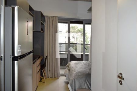 Cozinha de kitnet/studio à venda com 1 quarto, 22m² em Jardim Paulista, São Paulo