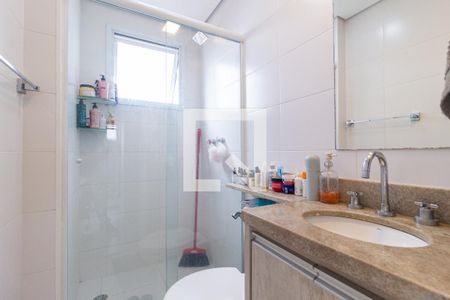 Apartamento à venda com 76m², 3 quartos e 2 vagasBanheiro da suíte