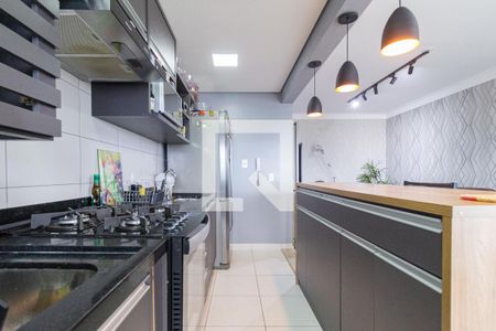 Apartamento à venda com 76m², 3 quartos e 2 vagasCozinha e área de serviço