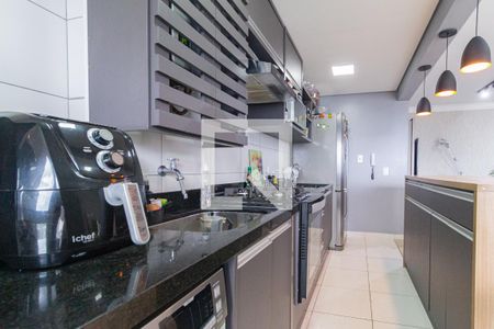 Apartamento à venda com 76m², 3 quartos e 2 vagasCozinha e área de serviço