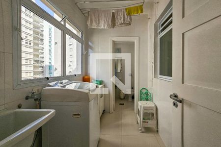 Área de serviço de apartamento para alugar com 4 quartos, 106m² em Pitangueiras, Guarujá