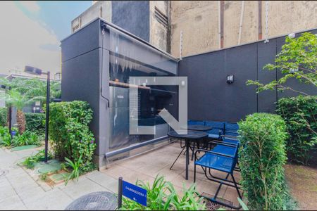 Studio à venda com 28m², 1 quarto e sem vaga Studio à venda com 28m², 1 quarto e sem vagaÁrea comum - Churrasqueira