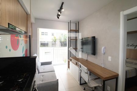 Sala / Cozinha de apartamento para alugar com 1 quarto, 32m² em Casa Verde, São Paulo