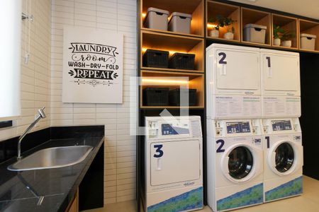 Studio para alugar com 24m², 1 quarto e sem vaga Studio para alugar com 24m², 1 quarto e sem vagaÁrea comum - Lavaderia