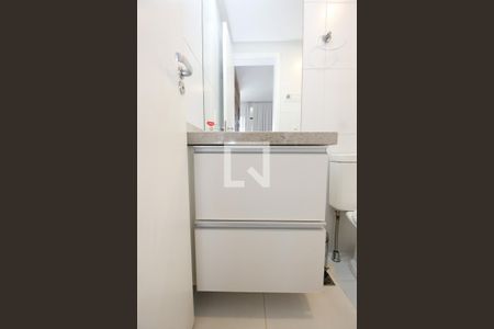Banheiro de kitnet/studio para alugar com 1 quarto, 40m² em Panamby, São Paulo