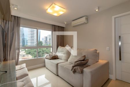 Sala de apartamento para alugar com 2 quartos, 72m² em Vila Nova Conceição, São Paulo