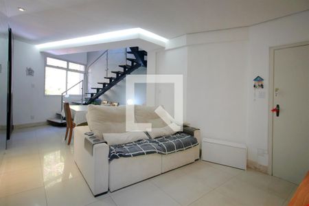 Sala de apartamento à venda com 4 quartos, 160m² em Buritis, Belo Horizonte