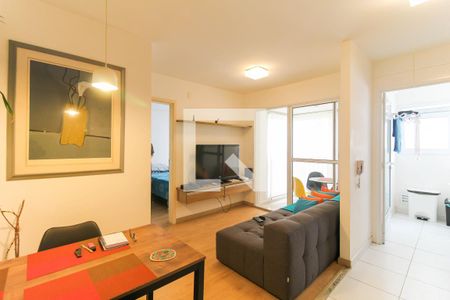 Sala/Cozinha de apartamento para alugar com 1 quarto, 40m² em Brás, São Paulo