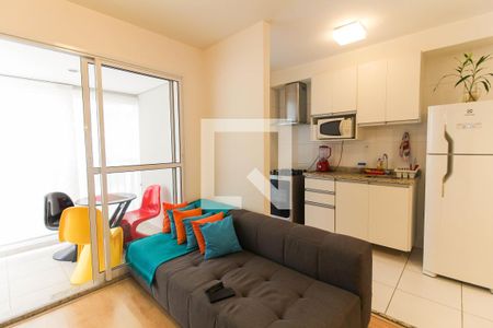 Sala/Cozinha de apartamento para alugar com 1 quarto, 40m² em Brás, São Paulo