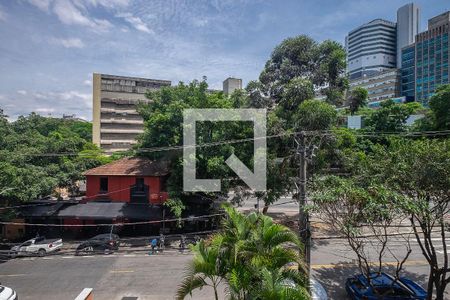 Sala/Cozinha - VIsta de apartamento para alugar com 1 quarto, 44m² em Jardim Paulista, São Paulo