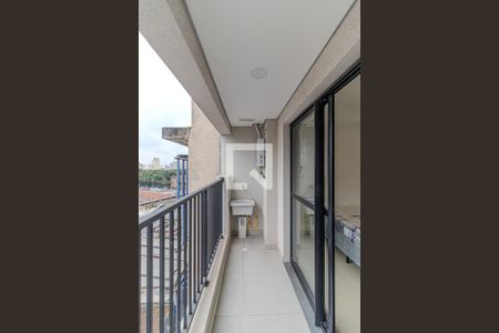 Varanda de kitnet/studio para alugar com 1 quarto, 30m² em Centro Histórico de São Paulo, São Paulo