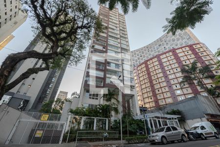 Apartamento para alugar com 36m², 1 quarto e 1 vaga Apartamento para alugar com 36m², 1 quarto e 1 vagaFachada