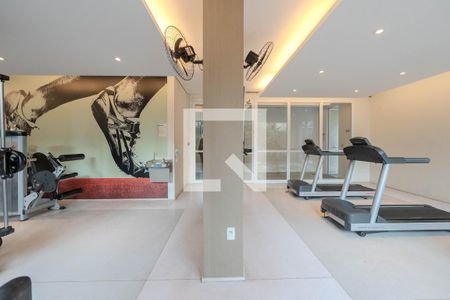 Apartamento para alugar com 36m², 1 quarto e 1 vaga Apartamento para alugar com 36m², 1 quarto e 1 vagaÁrea comum - Academia