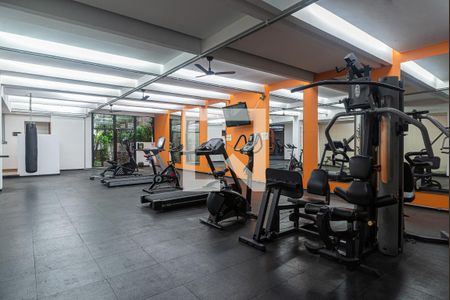Apartamento para alugar com 45m², 1 quarto e 1 vaga Apartamento para alugar com 45m², 1 quarto e 1 vagaÁrea comum - Academia
