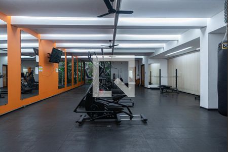 Apartamento para alugar com 45m², 1 quarto e 1 vaga Apartamento para alugar com 45m², 1 quarto e 1 vagaÁrea comum - Academia