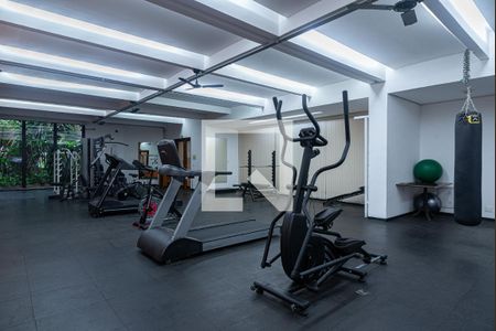 Apartamento para alugar com 45m², 1 quarto e 1 vaga Apartamento para alugar com 45m², 1 quarto e 1 vagaÁrea comum - Academia