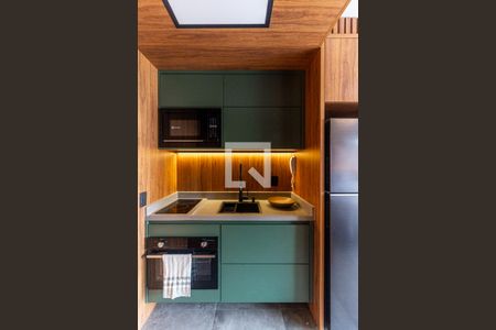 Studio à venda com 27m², 1 quarto e sem vaga Studio à venda com 27m², 1 quarto e sem vagaCozinha