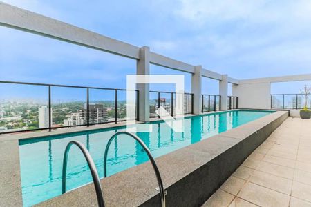 Studio para alugar com 27m², 1 quarto e sem vagaPiscina