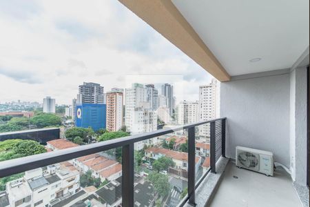 Studio para alugar com 27m², 1 quarto e sem vagaVaranda