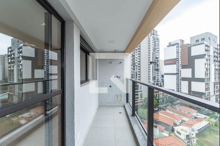 Studio para alugar com 27m², 1 quarto e sem vagaVaranda
