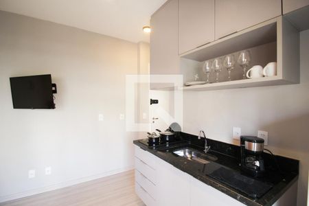 Studio à venda com 26m², 1 quarto e sem vagaCozinha