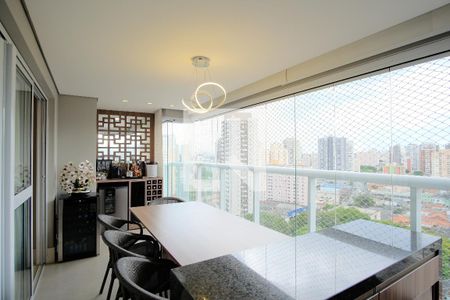 Varanda de apartamento à venda com 3 quartos, 127m² em Tatuapé, São Paulo