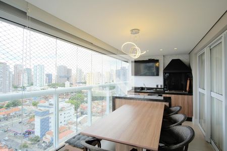 Varanda de apartamento à venda com 3 quartos, 127m² em Tatuapé, São Paulo