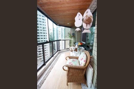 Varanda da Sala de apartamento para alugar com 3 quartos, 190m² em Vila Andrade, São Paulo