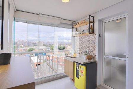Varanda gourmet de apartamento à venda com 2 quartos, 57m² em Vila Prudente, São Paulo