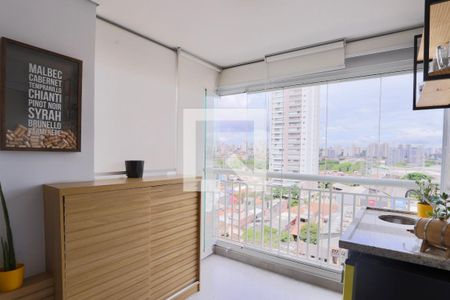 Varanda gourmet de apartamento à venda com 2 quartos, 57m² em Vila Prudente, São Paulo