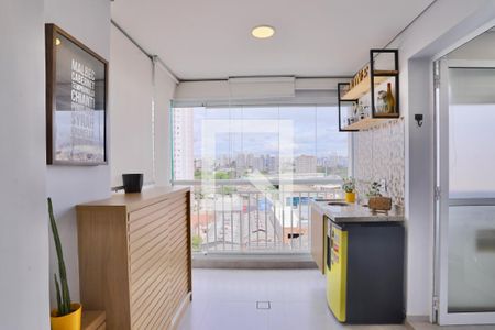 Varanda gourmet de apartamento à venda com 2 quartos, 57m² em Vila Prudente, São Paulo