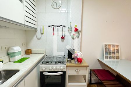 Cozinha de apartamento para alugar com 1 quarto, 28m² em Copacabana, Rio de Janeiro