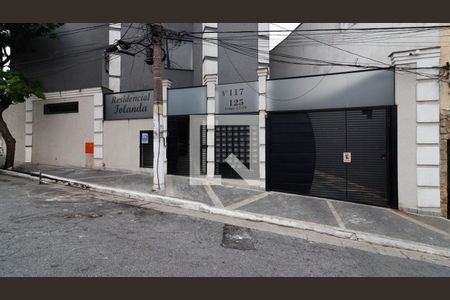 Apartamento à venda com 38m², 1 quarto e sem vagaFachada e plaquinha