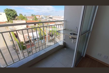 Varanda Sala de apartamento para alugar com 2 quartos, 47m² em Vila Fiori, Sorocaba