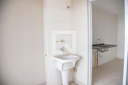 Varanda / área de serviço  de apartamento à venda com 2 quartos, 45m² em Centro, Diadema