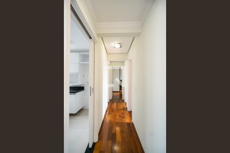 Corredor dos quartos de apartamento para alugar com 3 quartos, 108m² em Tatuapé, São Paulo