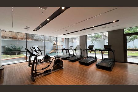 Studio para alugar com 24m², 1 quarto e sem vagaAcademia