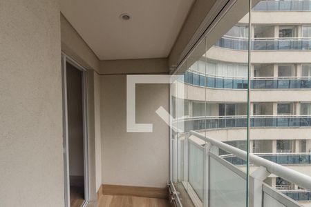 Varanda da Sala de apartamento à venda com 1 quarto, 45m² em Santa Ifigênia, São Paulo