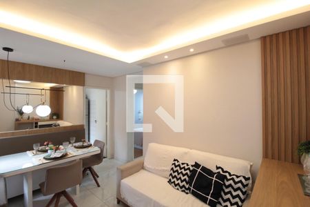 Sala de apartamento para alugar com 2 quartos, 49m² em Castelo, Belo Horizonte