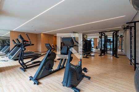 Área comum - Academia de kitnet/studio para alugar com 1 quarto, 29m² em Jardim Prudência, São Paulo
