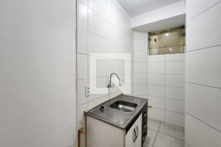 Cozinha de kitnet/studio para alugar com 1 quarto, 21m² em Taboão, São Bernardo do Campo