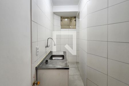 Cozinha de kitnet/studio para alugar com 1 quarto, 21m² em Taboão, São Bernardo do Campo