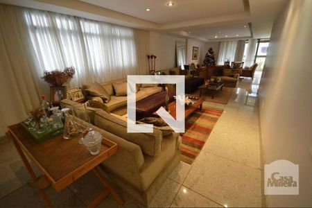 Sala de apartamento à venda com 4 quartos, 276m² em Funcionários, Belo Horizonte