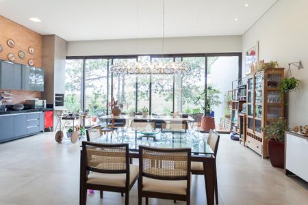 Sala de Jantar de casa de condomínio à venda com 4 quartos, 251m² em Alphaville Nova Lima, Nova Lima